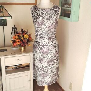 Santorelli Animal Print Sheath